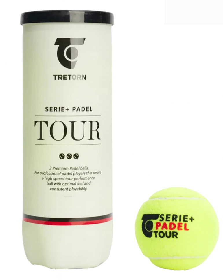 Padel Balls Tretorn (x3)