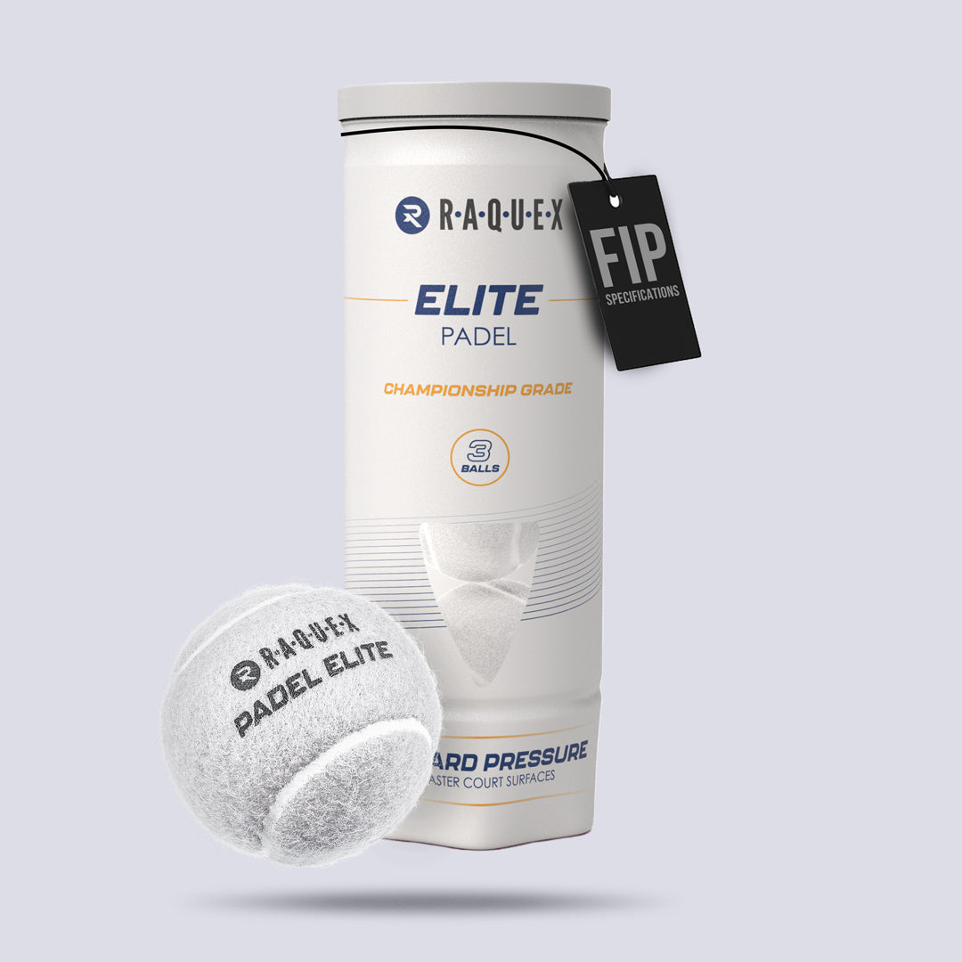 White Padel Balls Raquex (FIP Approved)