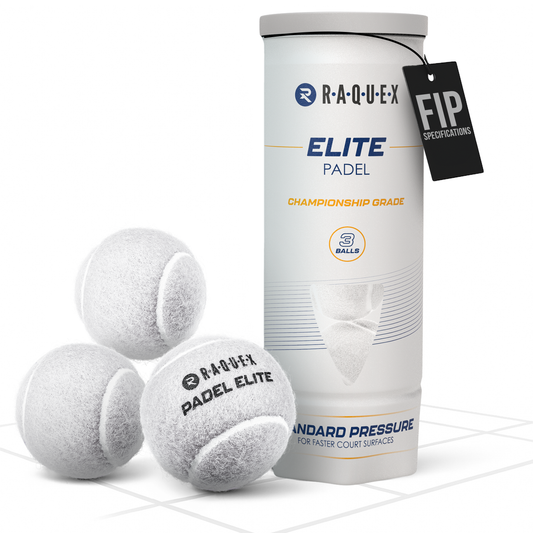White Padel Balls Raquex (FIP Approved)